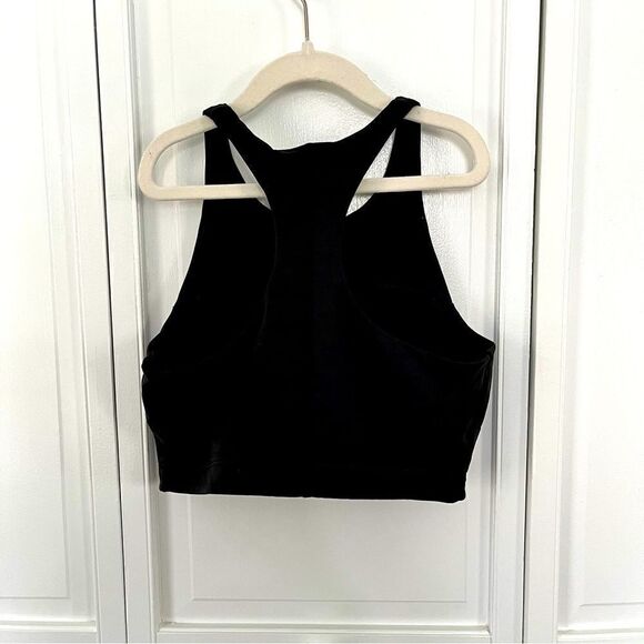 Outdoor Voices TechSweat Crop Top Move Free Crop Top Size Small Black - Picture 10 of 11